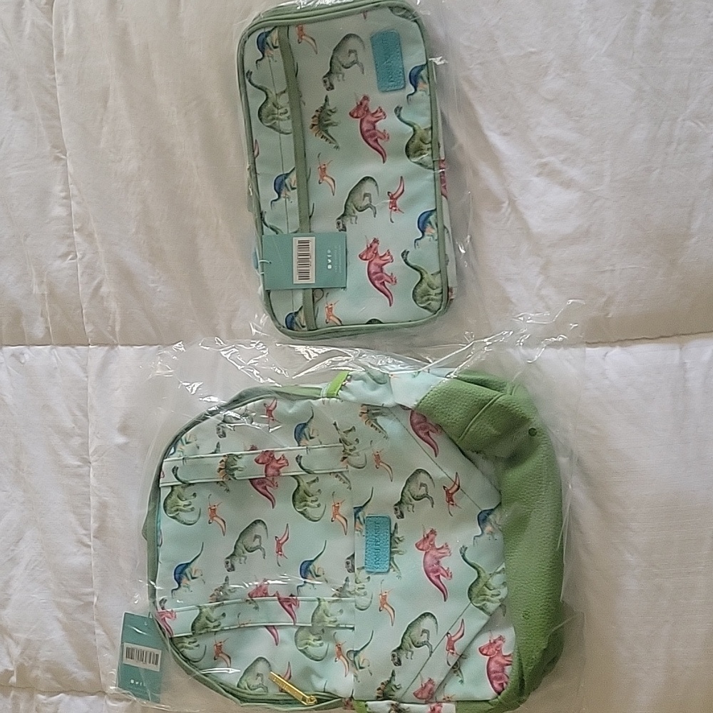 Posh Peanut backpack and lunch sack set